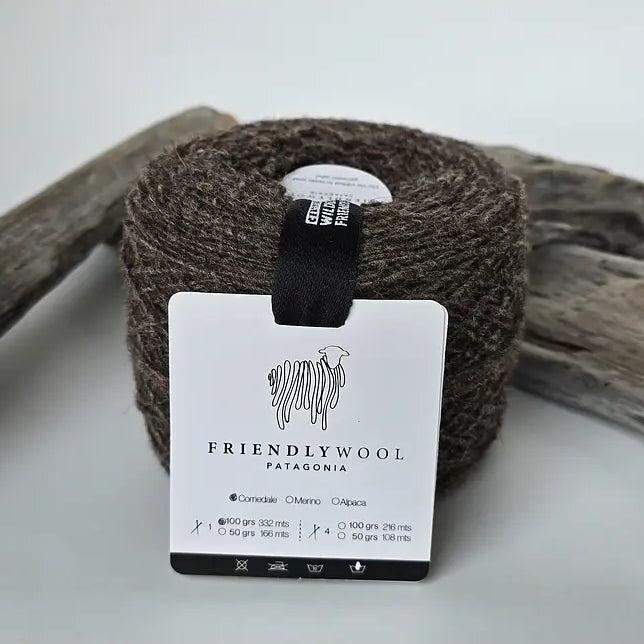100% Corriedale fårull, Fingering, 1 tråd – Wildlife Friendly®