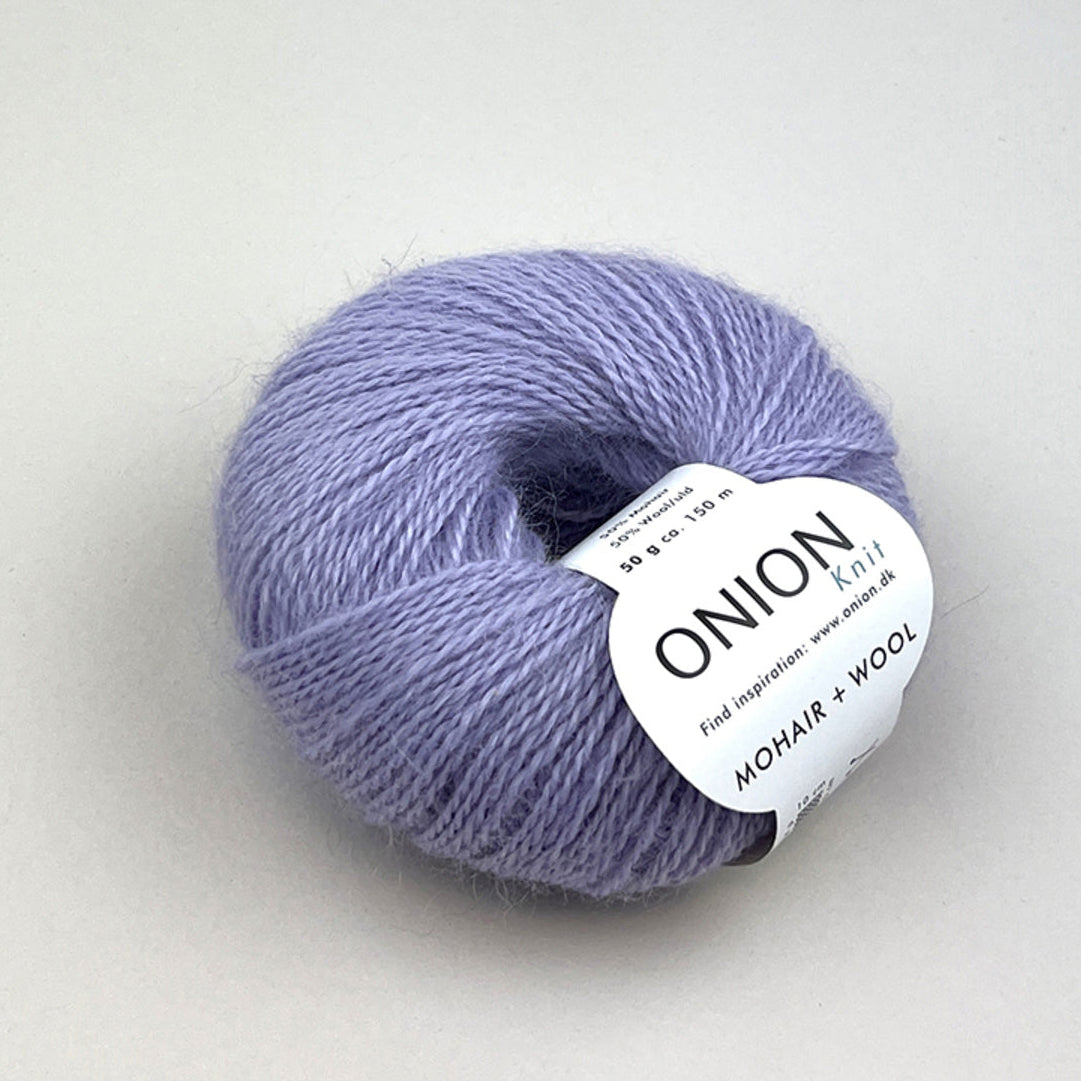 Onion wool+mohair lavendel